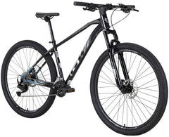Bicicleta MTB GW Jaguar Aluminio 29p 2x9 Vel Negro/GrisPlata
