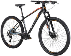 Bicicleta MTB GW Jaguar Aluminio 29p 2x9 Vel Ng/NaranjaRojo