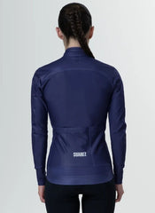 Chaqueta Térmica De Ciclismo Mujer Defend Blue