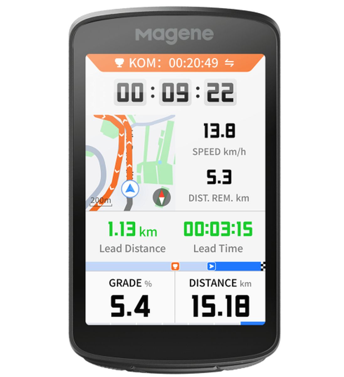 Ciclocomputador Magene C706 GPS Inteligente