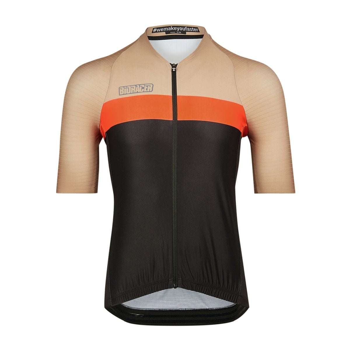 Jersey Ciclismo Bioracer Icon Hombre Block Sand Orange