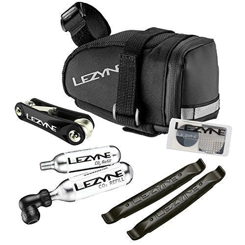 Kit Portaherramientas Lezyne Sillin M CO2 Negro/Roj