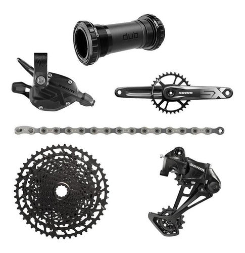 Grupo Sram Nx/sx Eagle Boost Dub 12 Velocidades