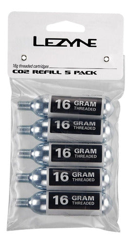 Lezyne Paquete5 Botellas Co2