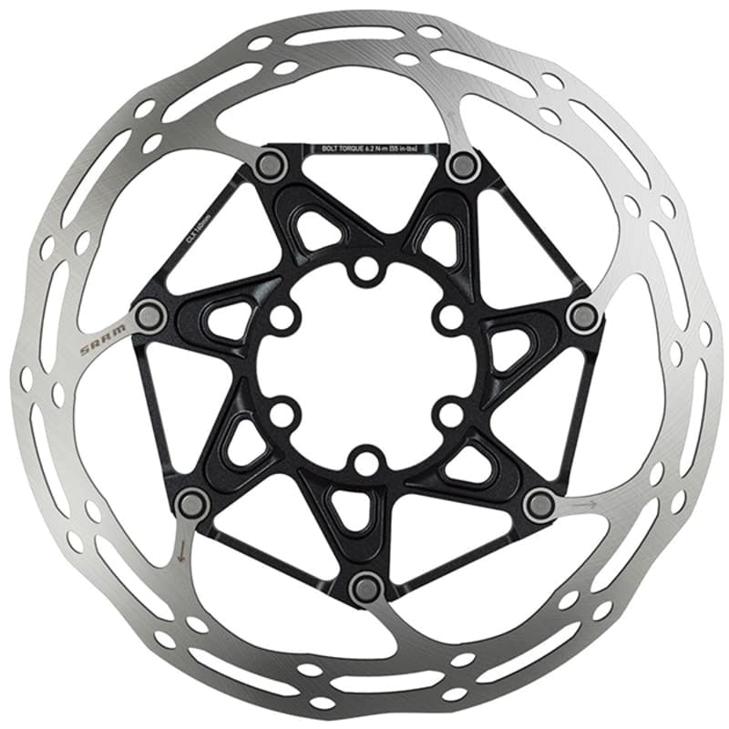 Rotor Sram Centerline 2P BLK TI 6 Tornillos