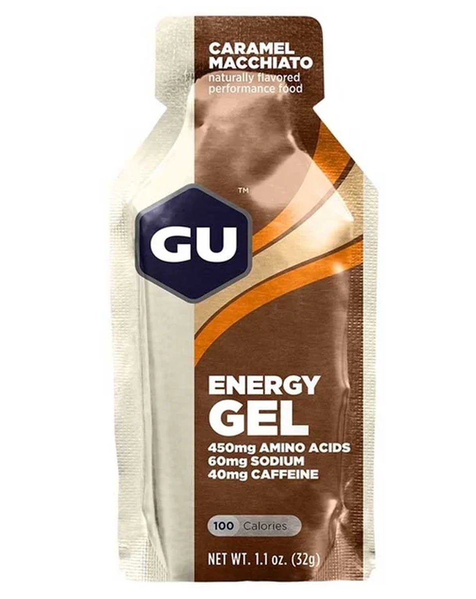 Gel GU Energy Caramel Macchiato con Cafeína 32g