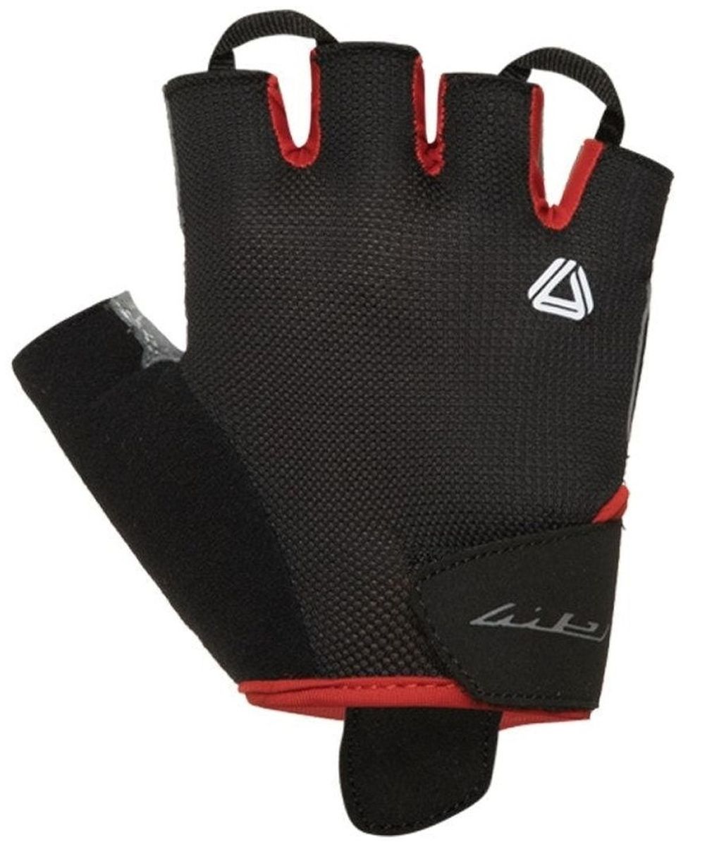 Guantes Ciclismo Cortos GW Pro Man Negro Rojo