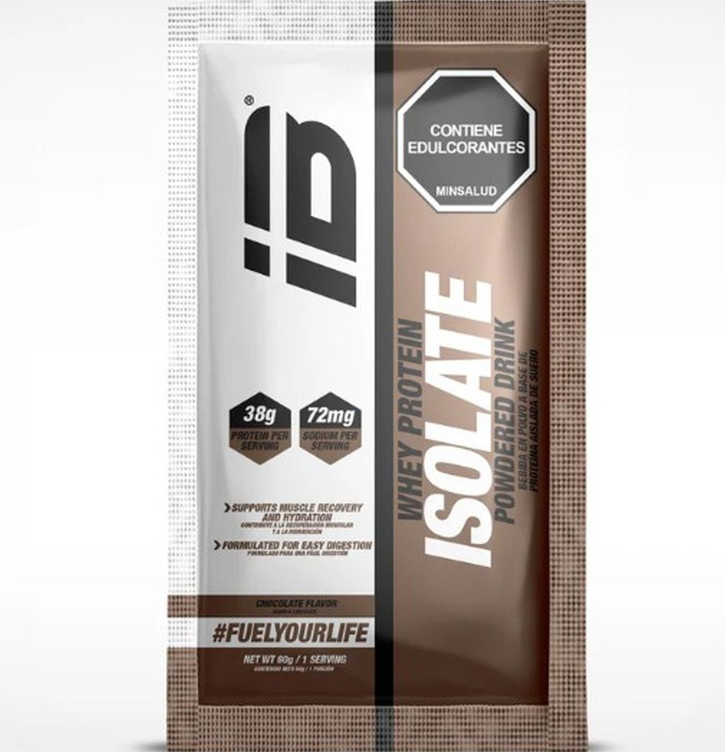 IB Whey Protein Isolate Sachet 60g/1 Porción Chocolate