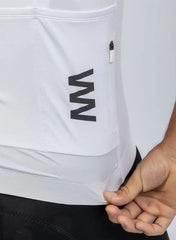 Jersey De Ciclismo M/C Hombre Suarez Solid Chalk