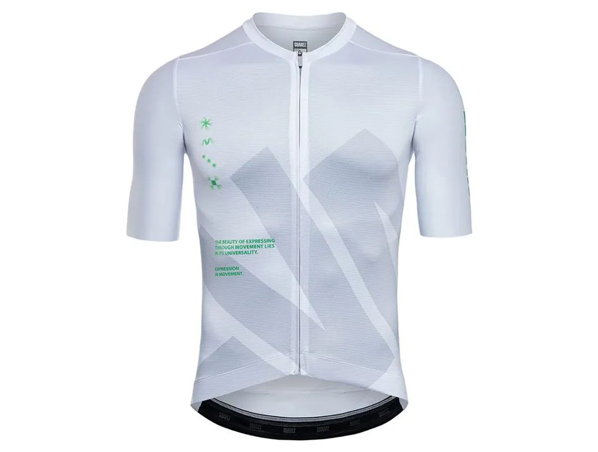 Jersey Ciclismo M/C Hombre Lock Bright White