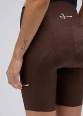 Pantaloneta Ciclismo C/T Mujer Givelo G90 Ultra Chocolate