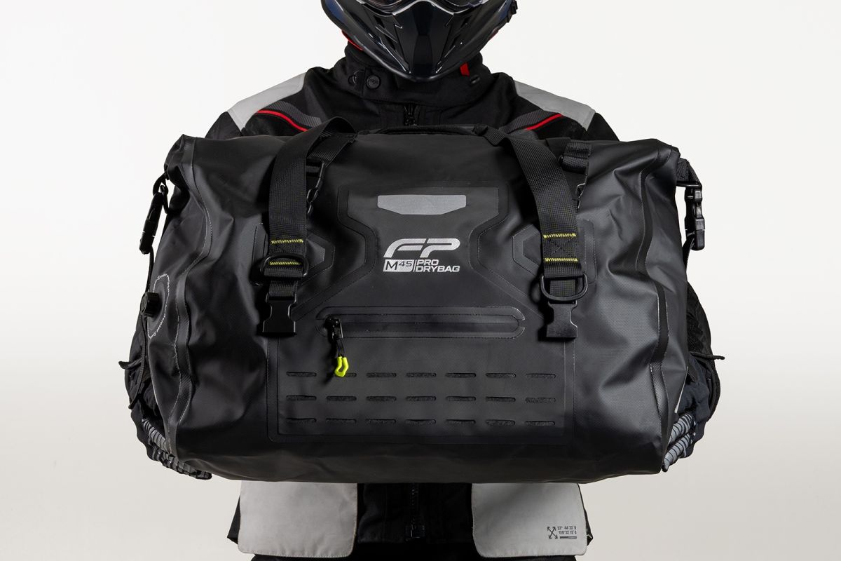 Maleta FP Dry Bag M45 para Moto Negro