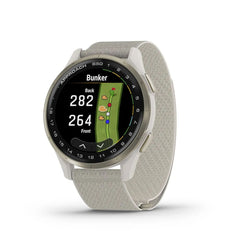 Reloj Garmin Approach S50 Ivory Cream Gold 43mm