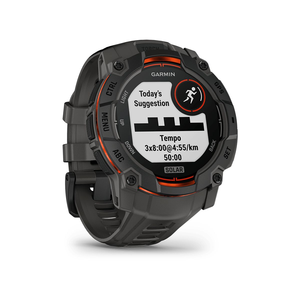 Reloj Garmin Instinct 3 50mm Solar Black Slate Gray