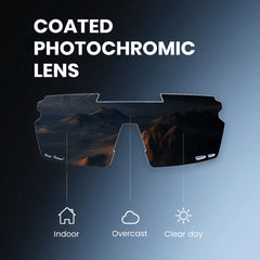 Gafas de Ciclismo Magicshine Rouleur Verde/Cafe Fotocromátic