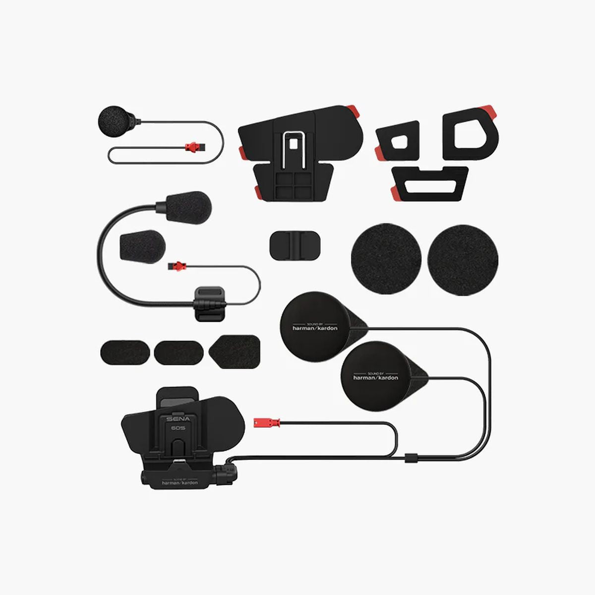 Kit de Abrazadera para Casco 60S Kit de Micrófono Universal