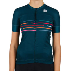 Jersey Sportful Vélodrome de Manga Corta para Mujer