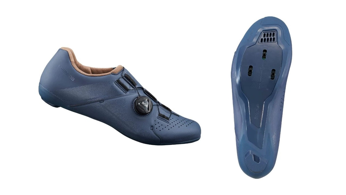 Zapatilla Ciclismo Ruta Shimano SH-RC300 Mujer Azul