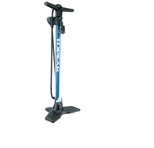 Infladores de Piso Ciclismo Topeak Joe Blow Race 200psi Azul