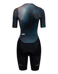 Enterizo Ciclismo Mujer M/C Suarez Vortex Iris Black