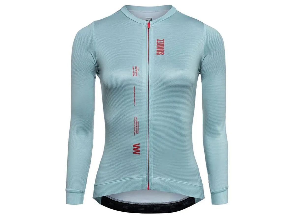 Jersey de Ciclismo M/L Mujer Lock Blue Haze
